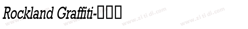 Rockland Graffiti字体转换